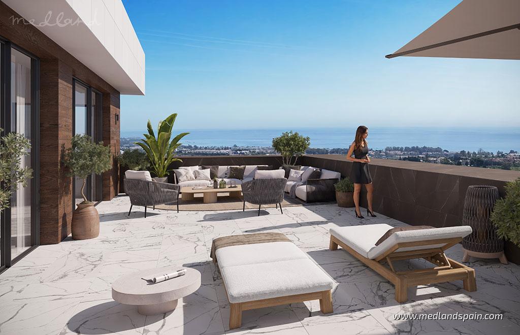 Lägenhet i Estepona, Malaga, Spanien 5 sovrum, 256 kvm. Nr. 108681