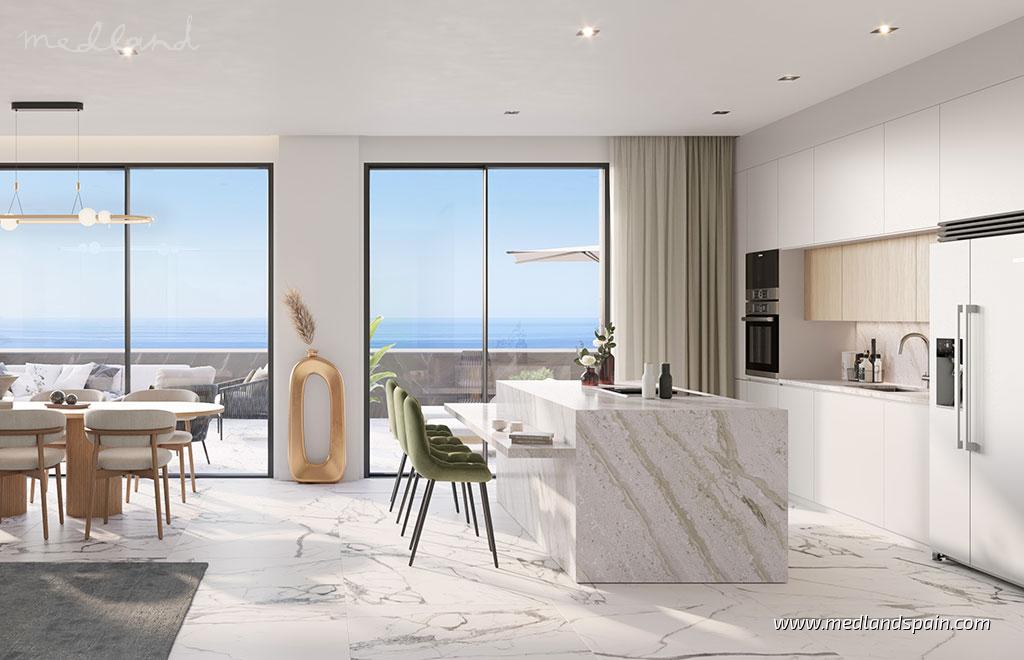 Lägenhet i Estepona, Malaga, Spanien 5 sovrum, 256 kvm. Nr. 108681