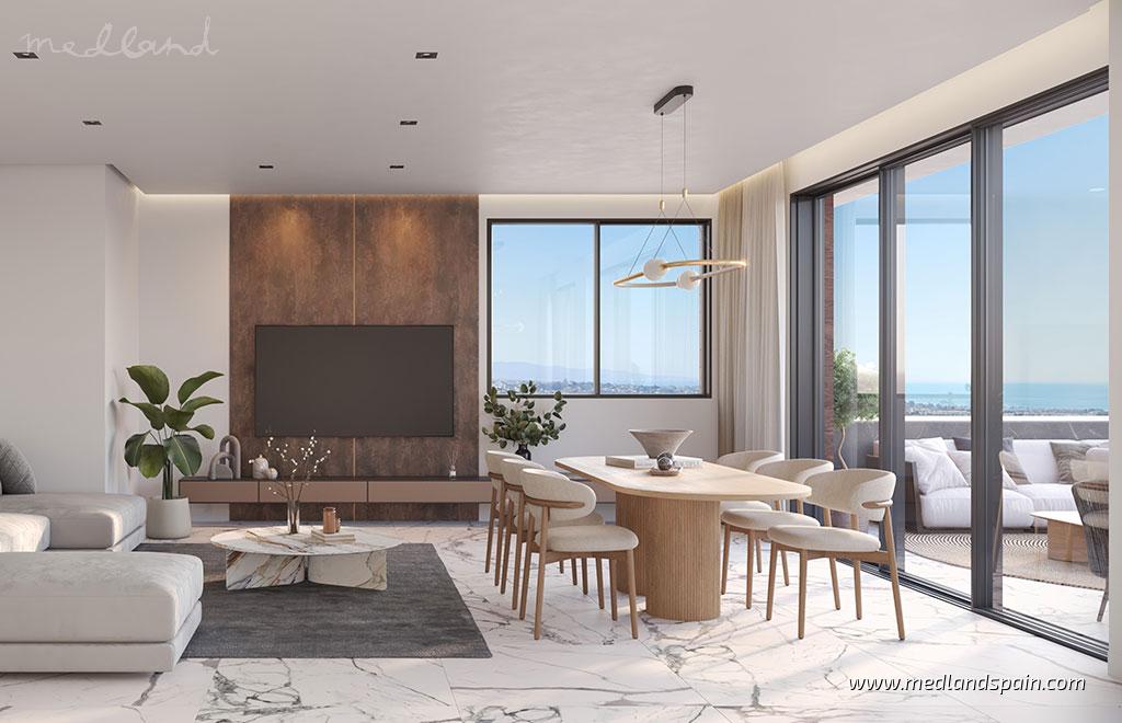 Lägenhet i Estepona, Malaga, Spanien 5 sovrum, 256 kvm. Nr. 108681