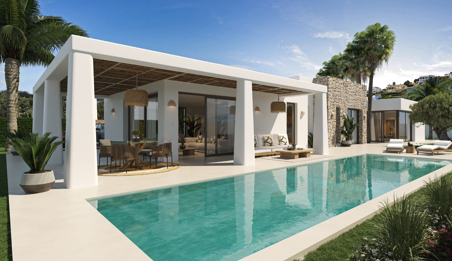 Villa en Jávea, Alicante, España 4 dormitorios, 236 m2 No. 95340