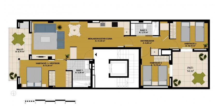 Wohnung Cambrils, Tarragona, Spanien 3 Schlafzimmer, 120 m2 Nr. 21893