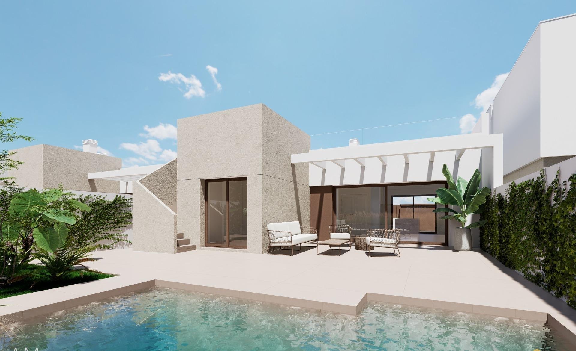 Villa en Los Alcázares, Murcia, España 3 dormitorios, 122 m2 No. 112552