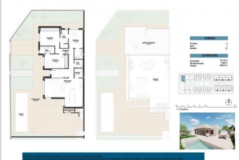Villa à vendre Los Alcazares, Murcia, Espagne, 3 chambres, 122 m2 No. 112552 - photo 12