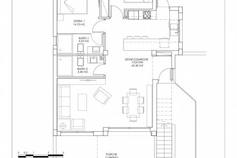 Bungalowi myytävänä Vistabella, Alicante, Espanja, 2 makuuhuonetta, 92 m2 No. 112839 - kuva 24