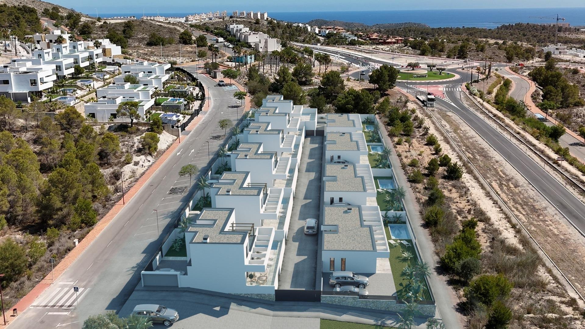 Villa i Finestrat, Alicante, Spanien 3 sovrum, 314 kvm. Nr. 112837