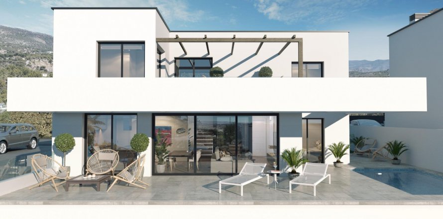 Вилла в Финестрат, Аликанте, Испания 3 спальни, 314м2 №112837