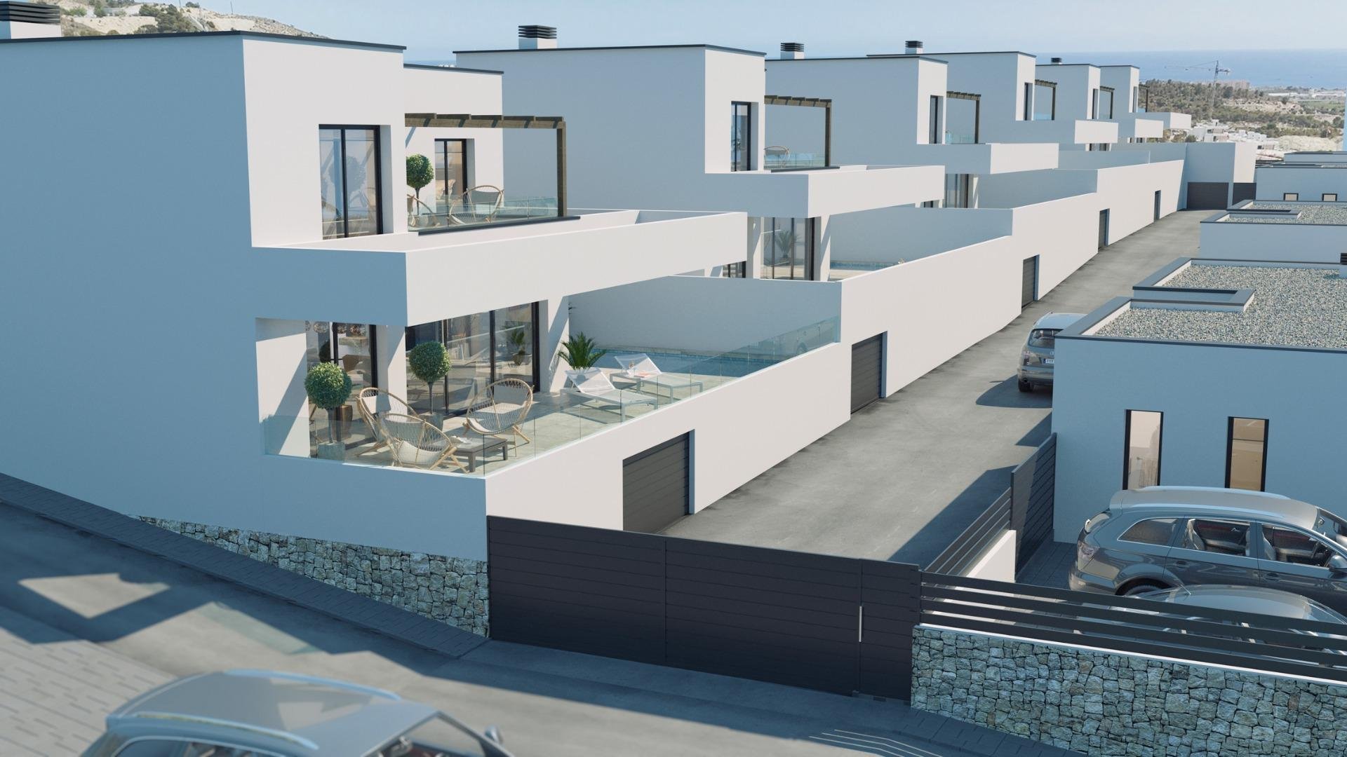 Villa i Finestrat, Alicante, Spanien 3 sovrum, 314 kvm. Nr. 112837