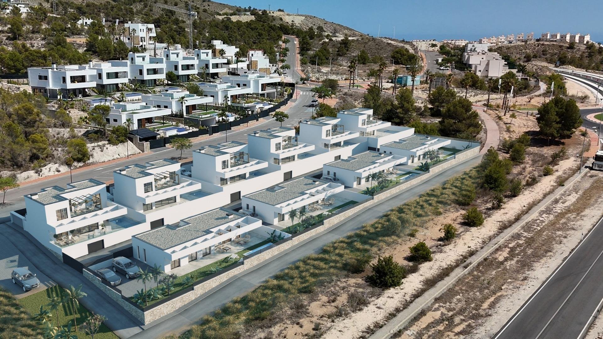 Villa i Finestrat, Alicante, Spanien 3 sovrum, 314 kvm. Nr. 112837