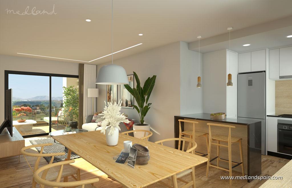 Apartment in Los Alcazares, Murcia, Spain 2 bedrooms, 83 sq.m. No. 105317