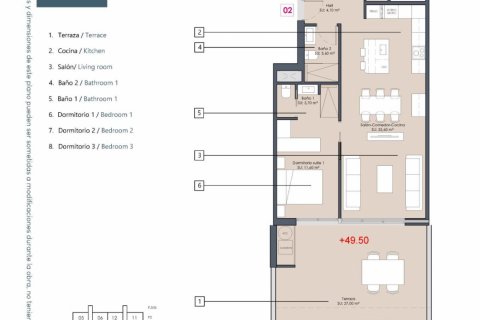 Apartament Benijofar, Alicante, Hiszpania 3 sypialnie, 86 mkw. nr 112504 – zdjęcie 16