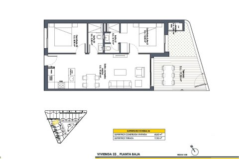 Bungalow for sale San Fulgencio, Alicante, Spain 2 bedrooms, 63 sq.m. No. 117626 - photo 15