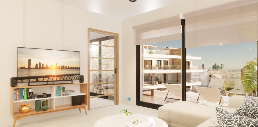 Apartment in Finestrat, Alicante, Spain 2 bedrooms, 88 sq.m. No. 110597