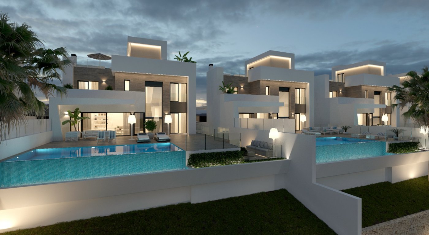 Villa in Finestrat, Alicante, Spain 4 bedrooms, 486 sq.m. No. 99141