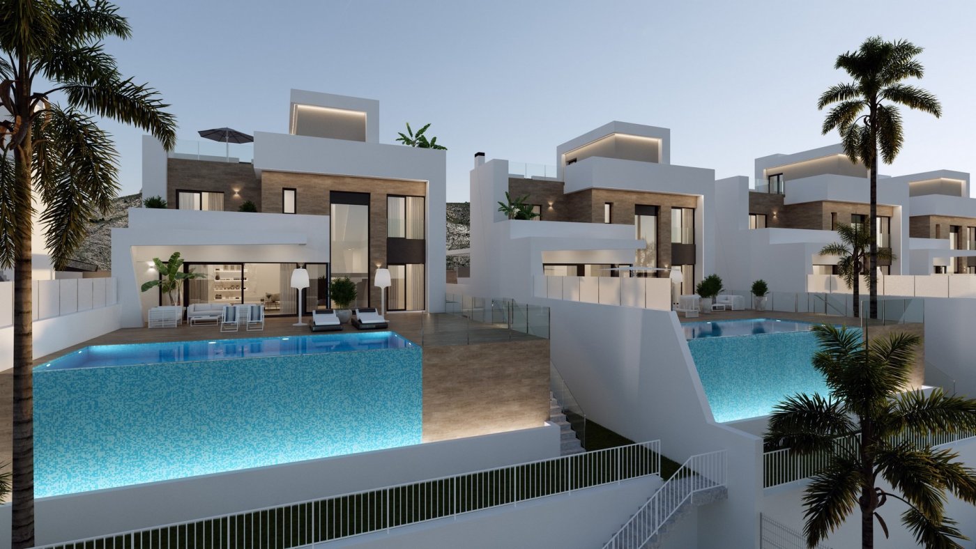 Villa in Finestrat, Alicante, Spain 4 bedrooms, 486 sq.m. No. 99141