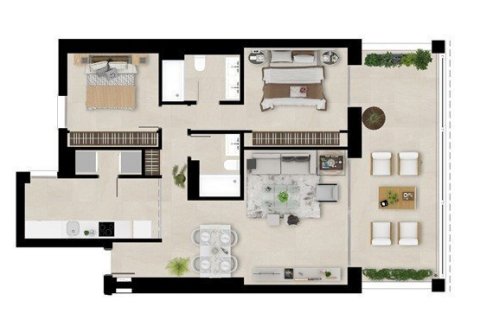 Huoneisto myytävänä Sotogrande, Cadiz, Espanja, 2 makuuhuonetta, 126 m2 No. 22145 - kuva 23