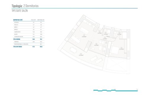 Apartament Benidorm, Alicante, Hiszpania 2 sypialnie, 79 mkw. nr 111323 – zdjęcie 6