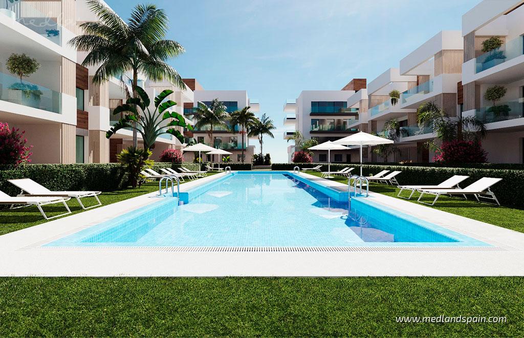 Appartamento a Lo Pagan, Murcia, Spagna 2 camere da letto, 84 mq. N° 105191