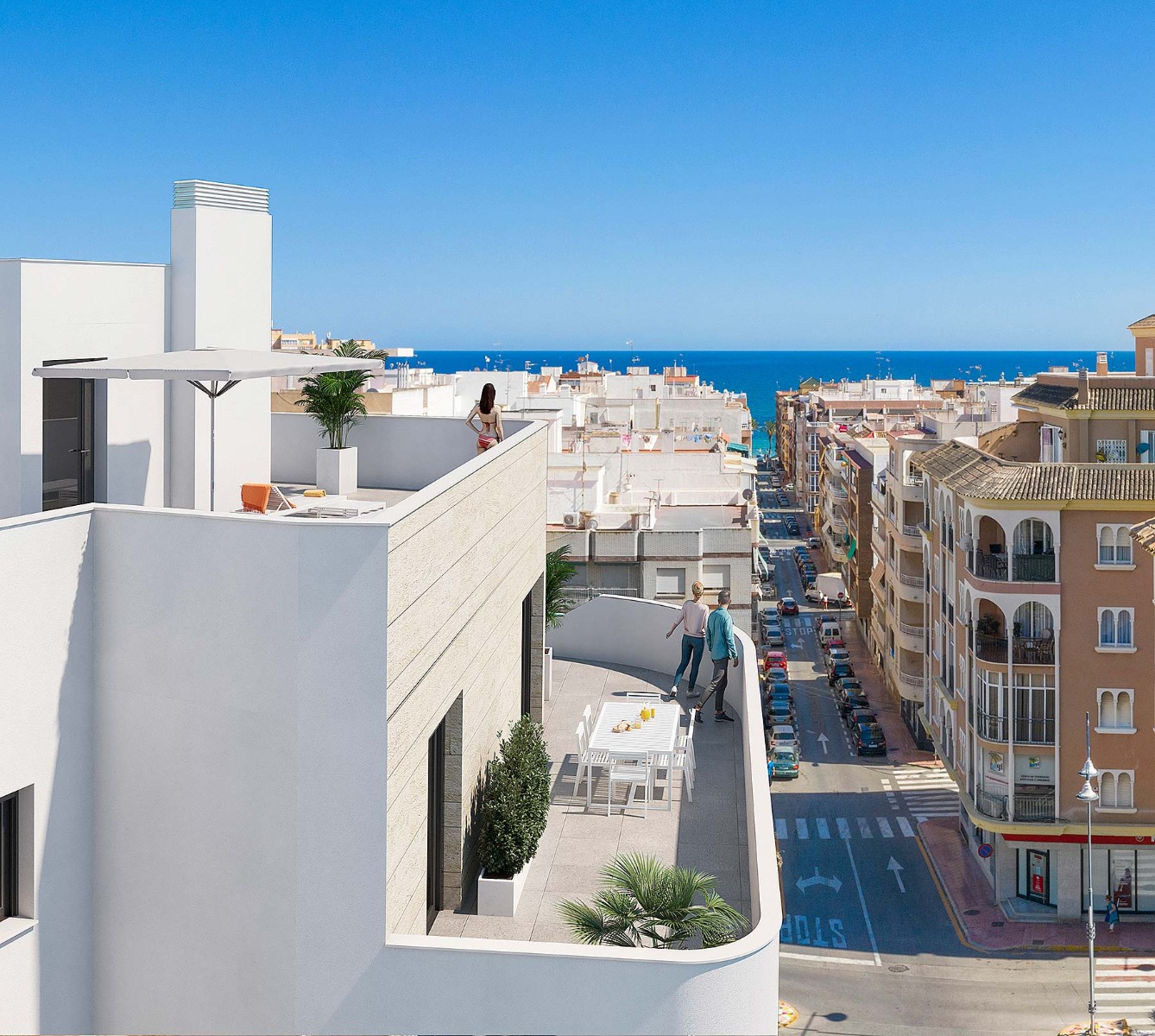 Apartament w Torrevieja, Alicante, Hiszpania 3 sypialnie, 104 mkw. nr 92446