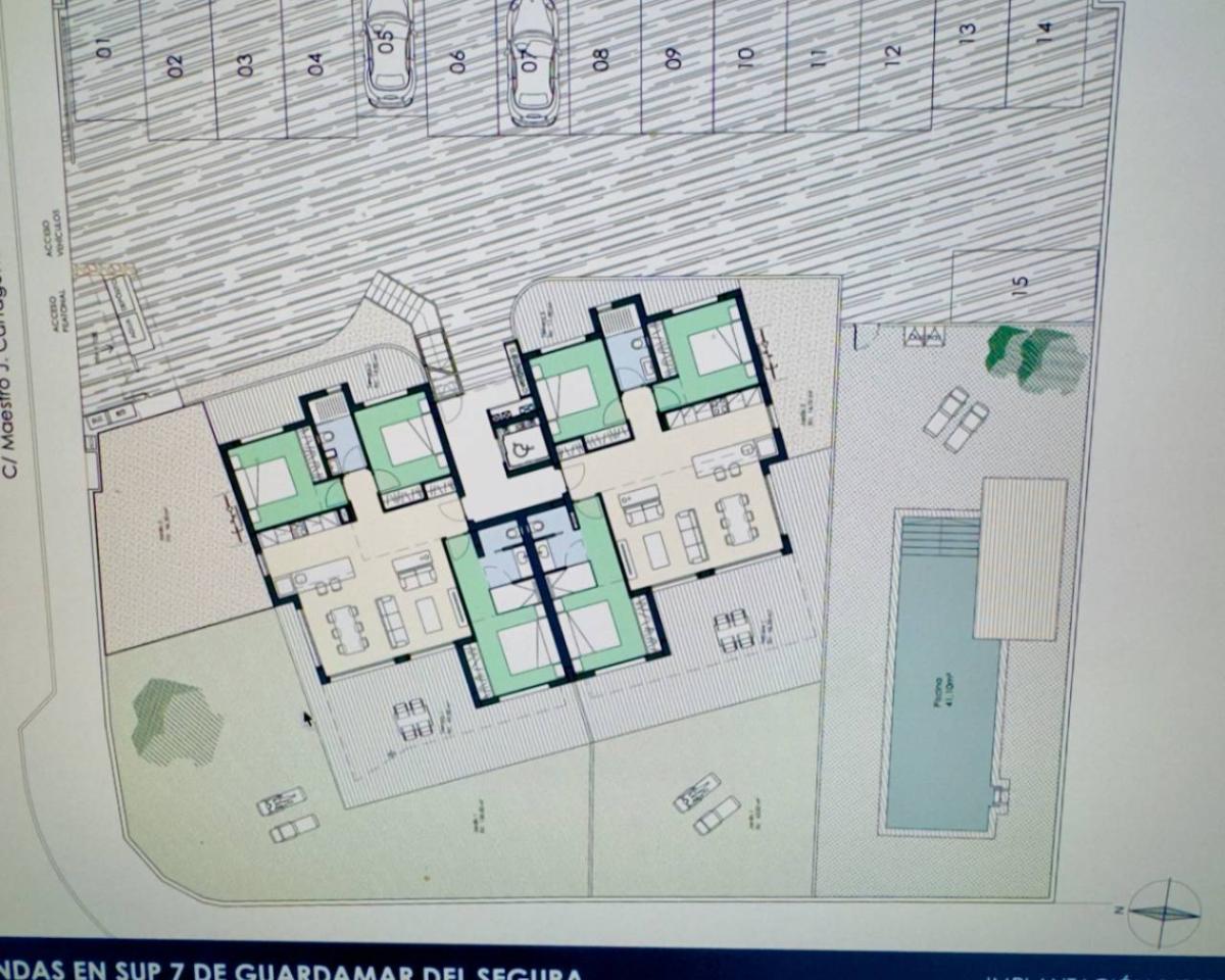 Apartment à Guardamar del Segura, Alicante, Espagne 3 chambres, 94 m2 No. 100771