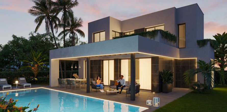 Villa i Finestrat, Alicante, Spanien 6 sovrum, 345 kvm. Nr. 110519