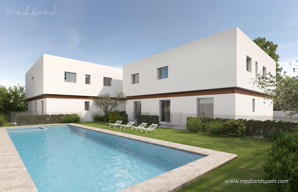 Villetta a schiera a Villamartin, Alicante, Spagna 2 camere da letto, 93 mq. N° 108515