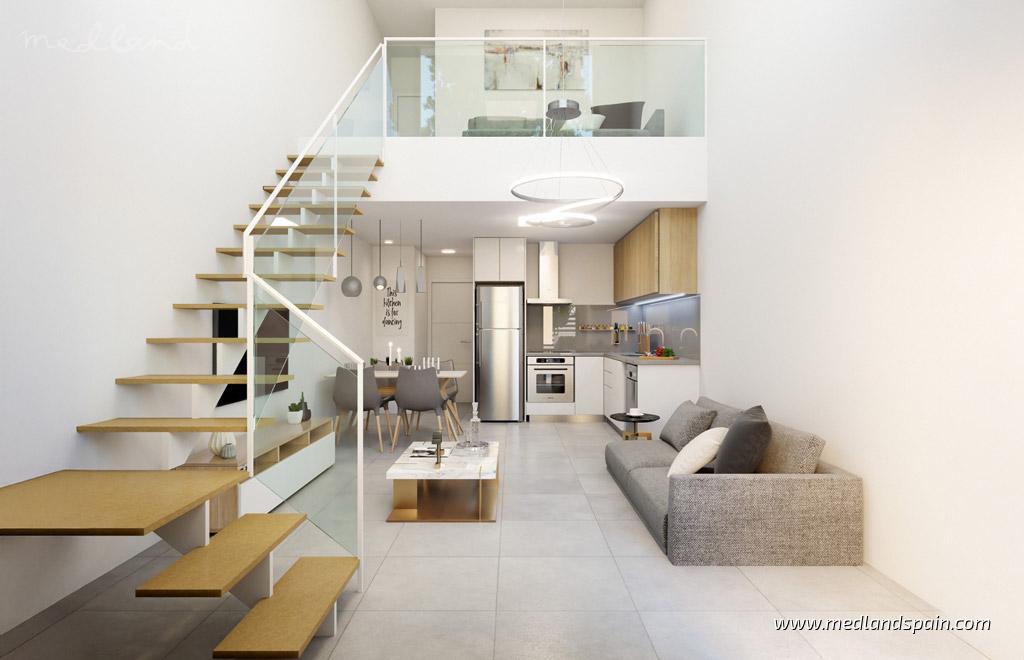 Villetta a schiera a Villamartin, Alicante, Spagna 2 camere da letto, 93 mq. N° 108515