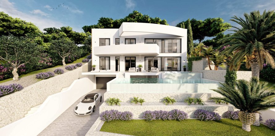 Villa i Altea, Alicante, Spanien 4 sovrum, 540 kvm. Nr. 110836