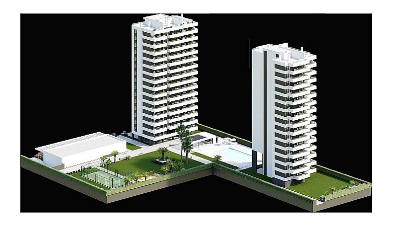 Takvåning i Calpe, Alicante, Spanien 2 sovrum, 73 kvm. Nr. 103527