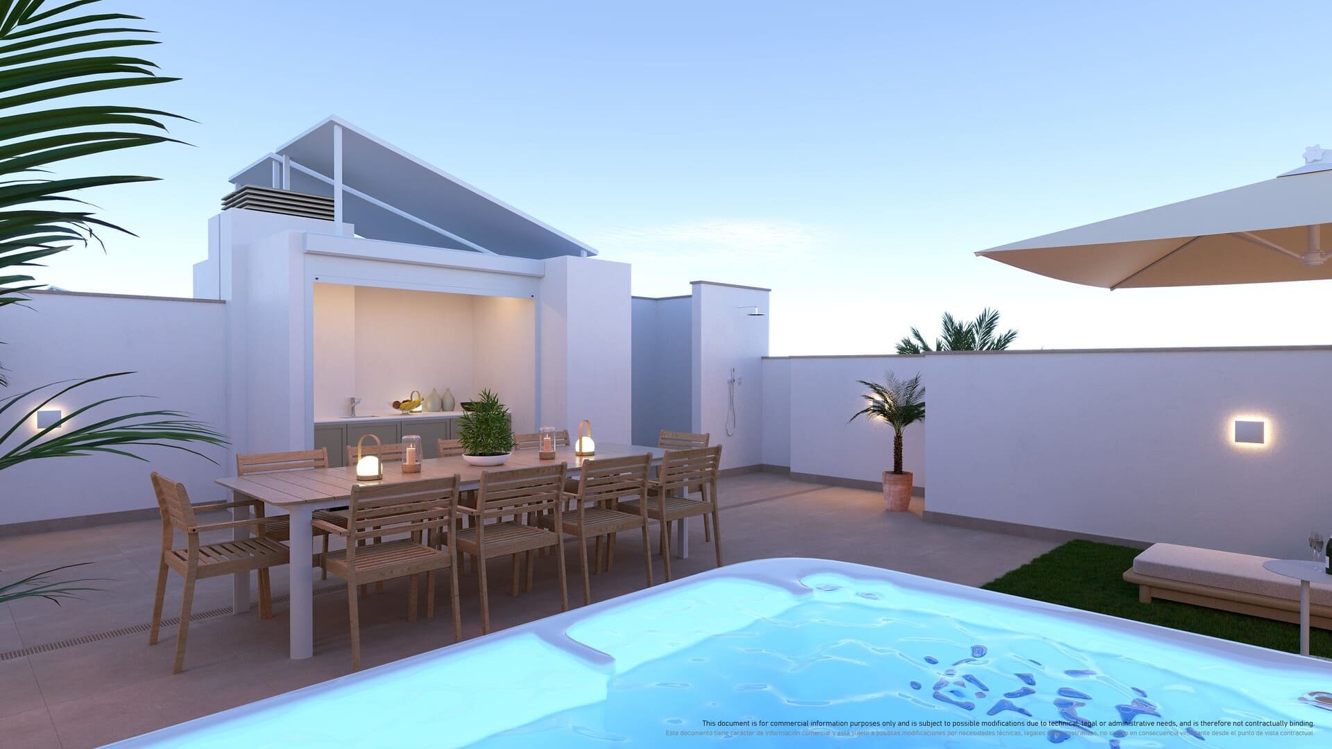 Apartment à Torre de la Horadada, Alicante, Espagne 2 chambres, 68 m2 No. 110275