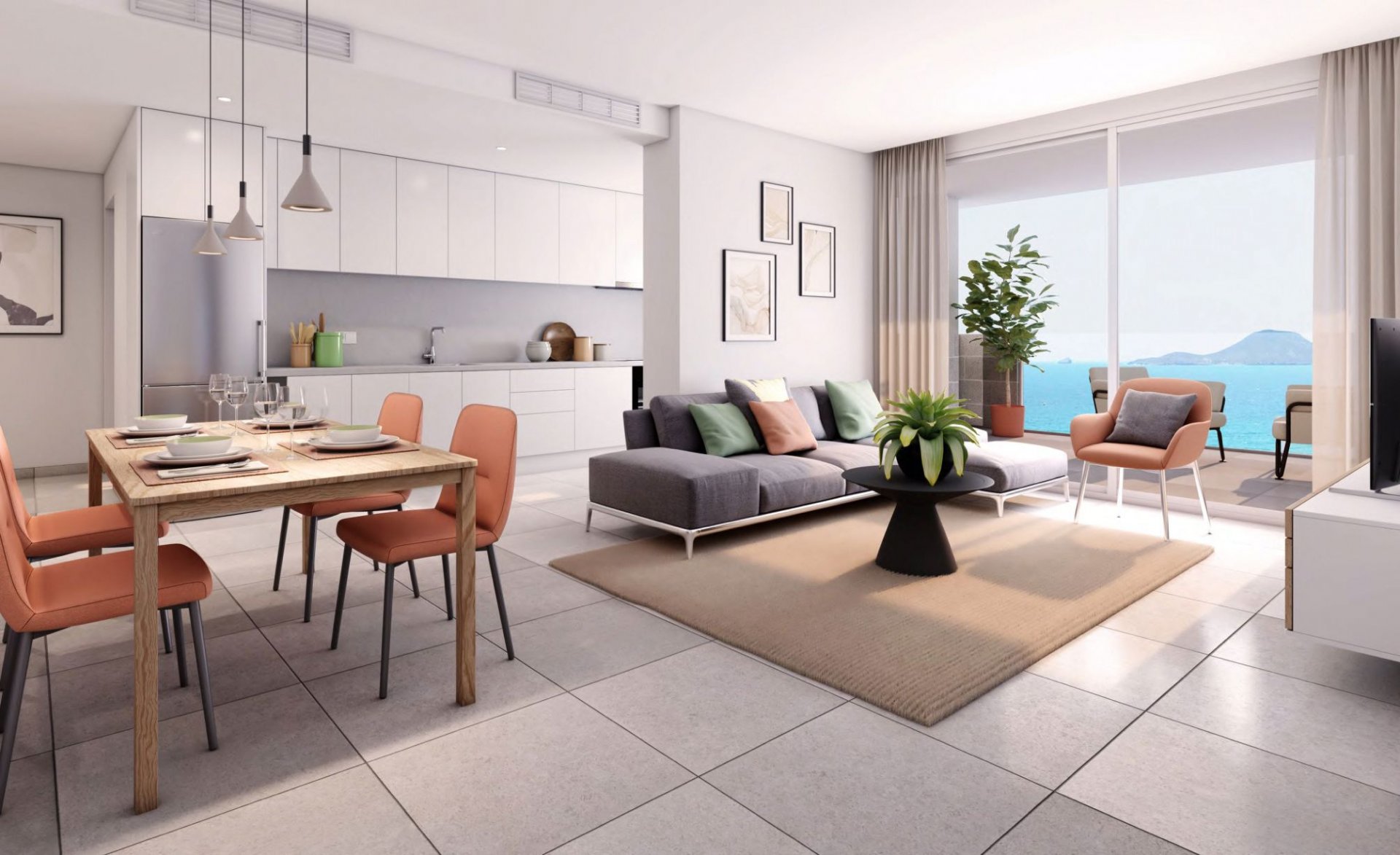 Apartment in La Manga del Mar Menor, Murcia, Spain 2 bedrooms, 111 sq.m. No. 110282