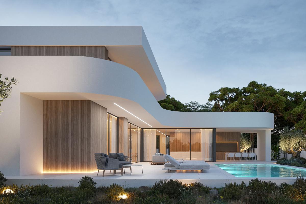 Villa in Moraira, Alicante, Spain 4 bedrooms, 310 sq.m. No. 112961