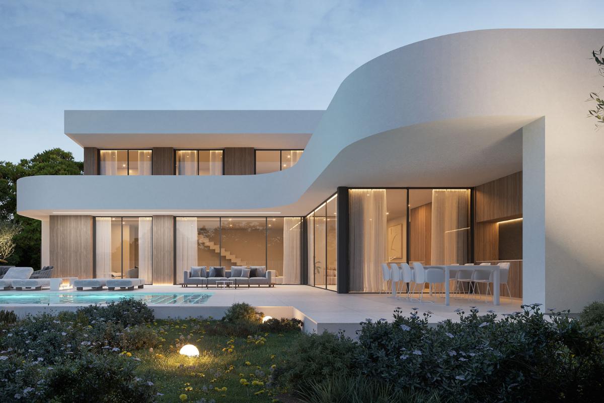 Villa in Moraira, Alicante, Spain 4 bedrooms, 310 sq.m. No. 112961