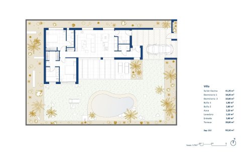 Продажа виллы Банос и Мендиго, Мурсия, Испания 2 спальни, 115м2 №114499 - фото 19