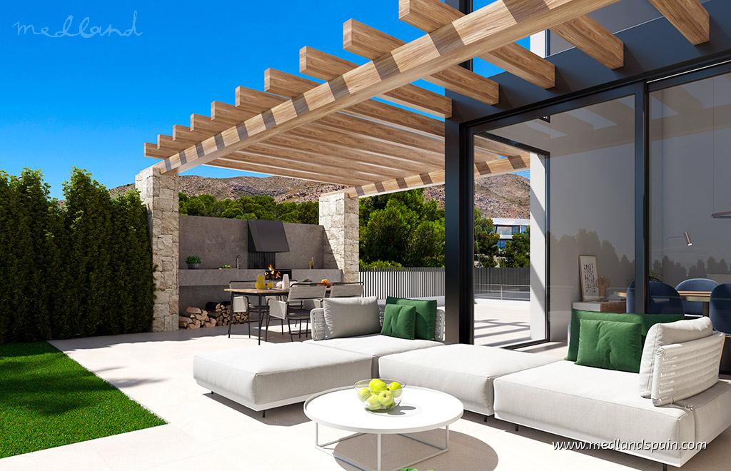 Huvila Finestrat, Alicante, Espanja 3 makuuhuonetta, 154 m2 No. 46861