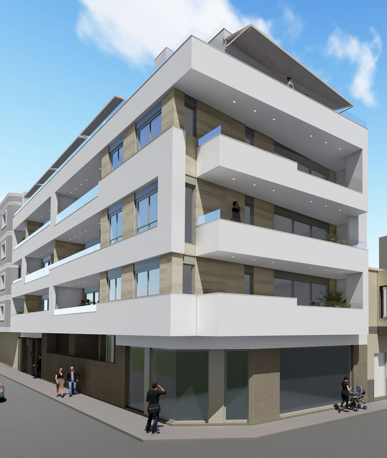 Квартира в Торревьеха, Аликанте, Испания 2 спальни, 80м2 №95438