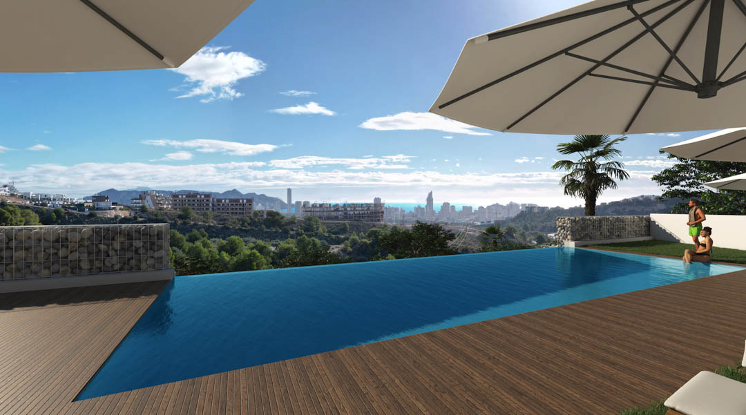 Huvila Finestrat, Alicante, Espanja 4 makuuhuonetta, 322 m2 No. 91846