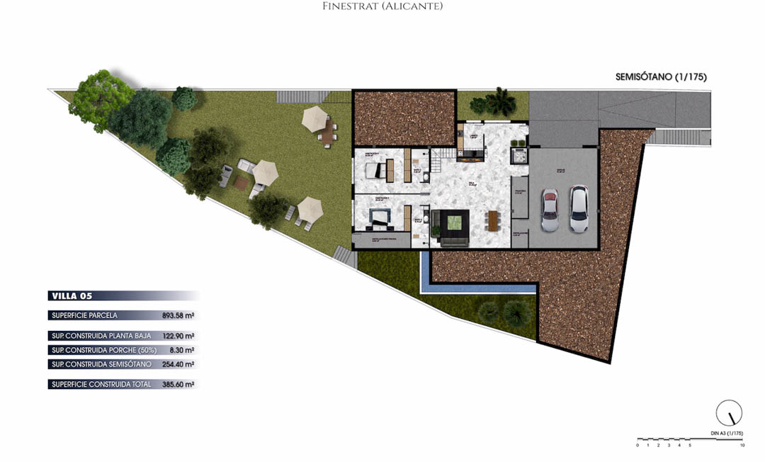 Huvila Finestrat, Alicante, Espanja 4 makuuhuonetta, 322 m2 No. 91846