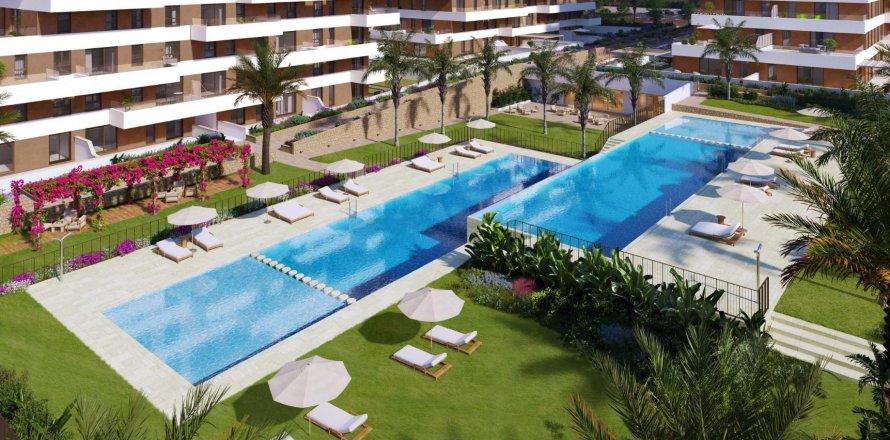 Apartment Villajoyosa, Alicante, Spain 2 bedrooms, 80 sq.m. No. 117008