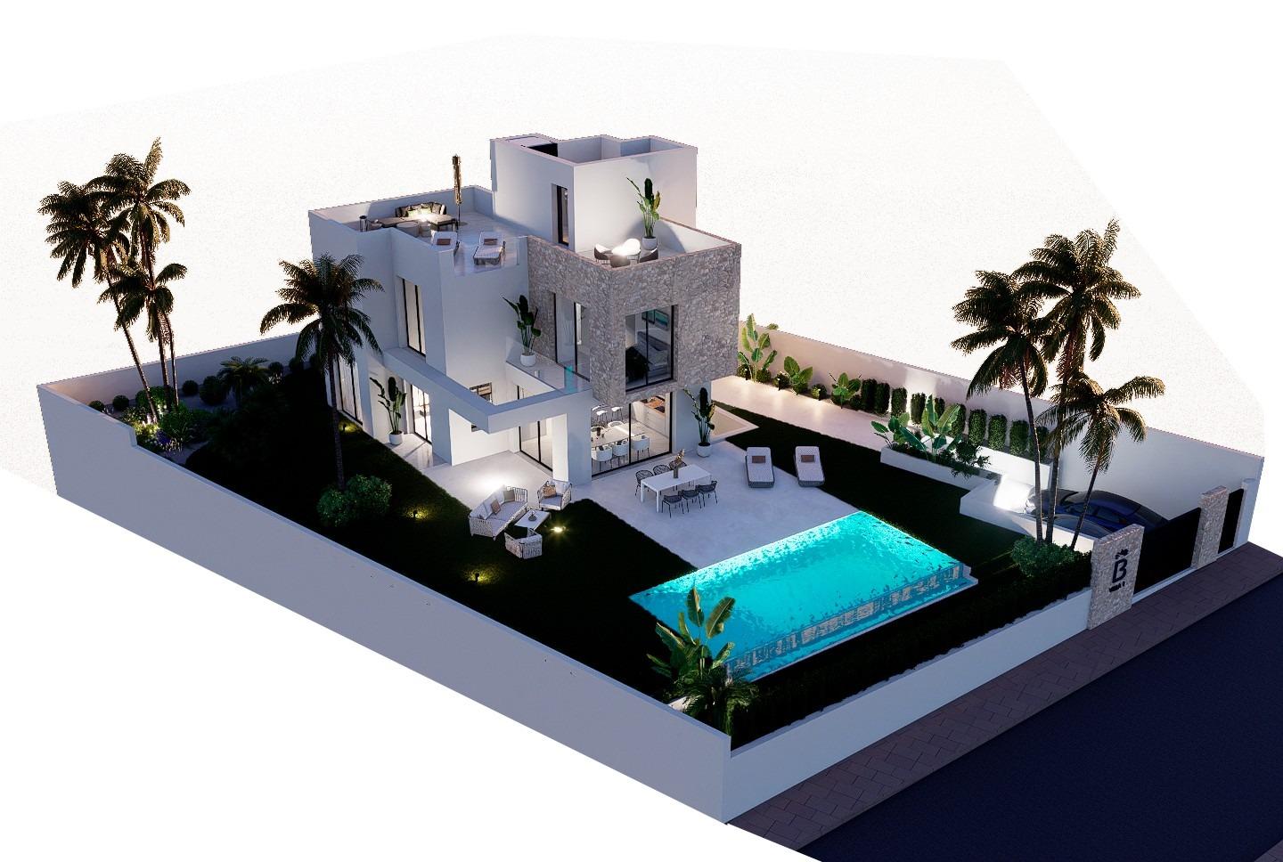 Villa à Finestrat, Alicante, Espagne 3 chambres, 155 m2 No. 98348