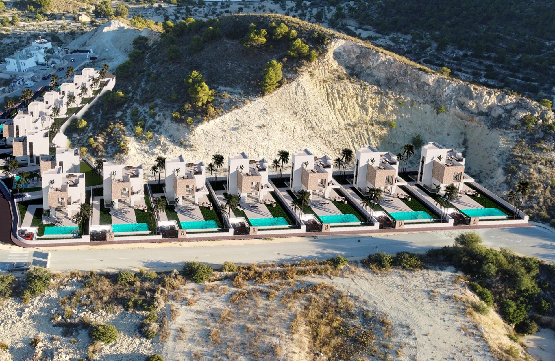 Villa à Finestrat, Alicante, Espagne 3 chambres, 155 m2 No. 98348