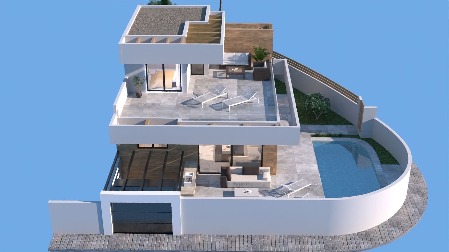 Casa a Rojales, Alicante, Spagna 3 camere da letto, 189 mq. N° 95487