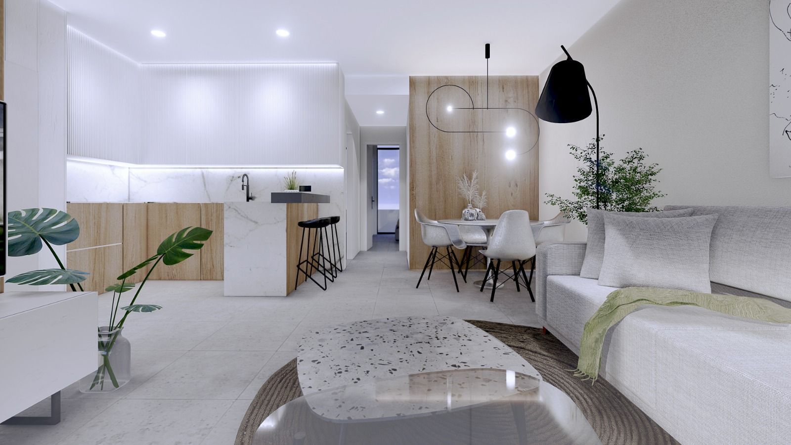 Bungalowi San Pedro del Pinatar, Murcia, Espanja 2 makuuhuonetta, 65 m2 No. 95349