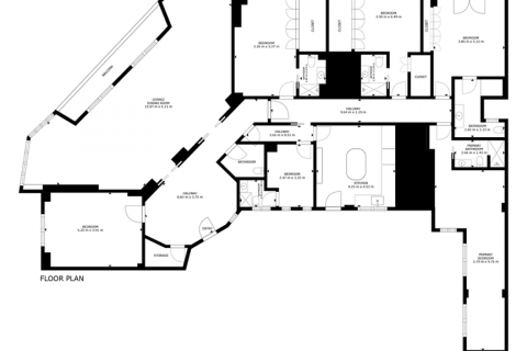 Dzīvoklis pārdošanā Madrid, Spānijā 6 istabas, 340 m2 Nr. 107891 - attēls 5