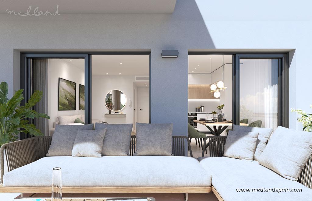 Huoneisto Los Balcones, Alicante, Espanja 2 makuuhuonetta, 69 m2 No. 105325