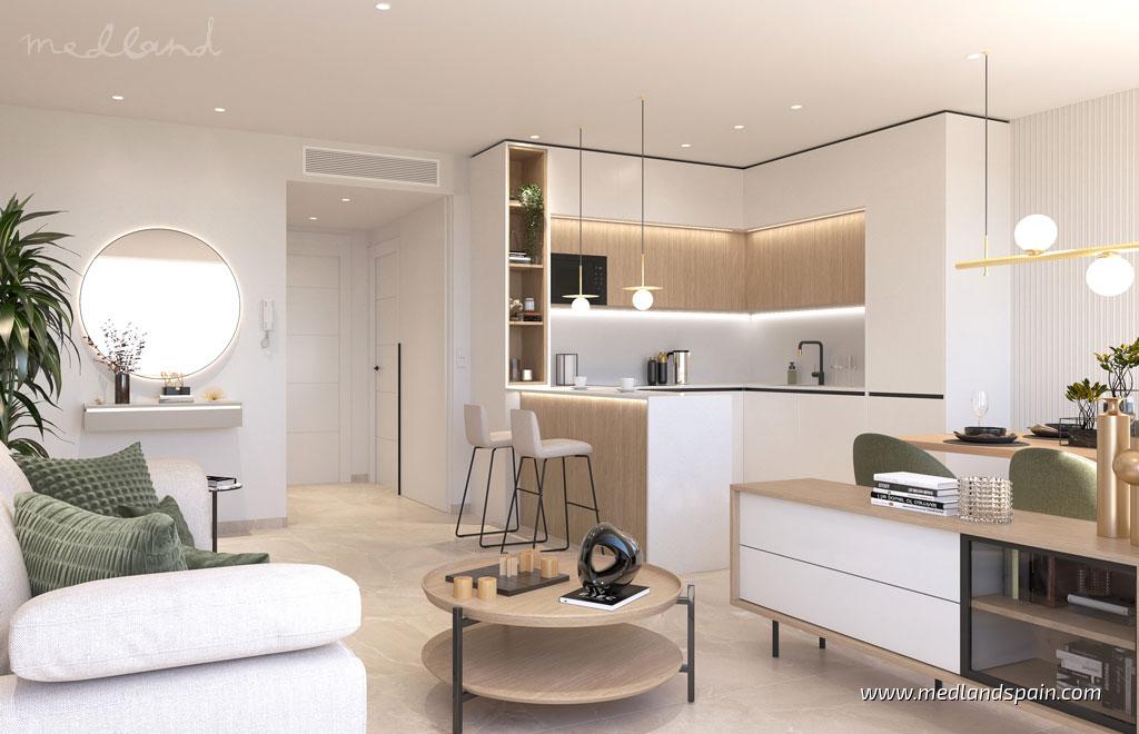 Huoneisto Los Balcones, Alicante, Espanja 2 makuuhuonetta, 69 m2 No. 105325