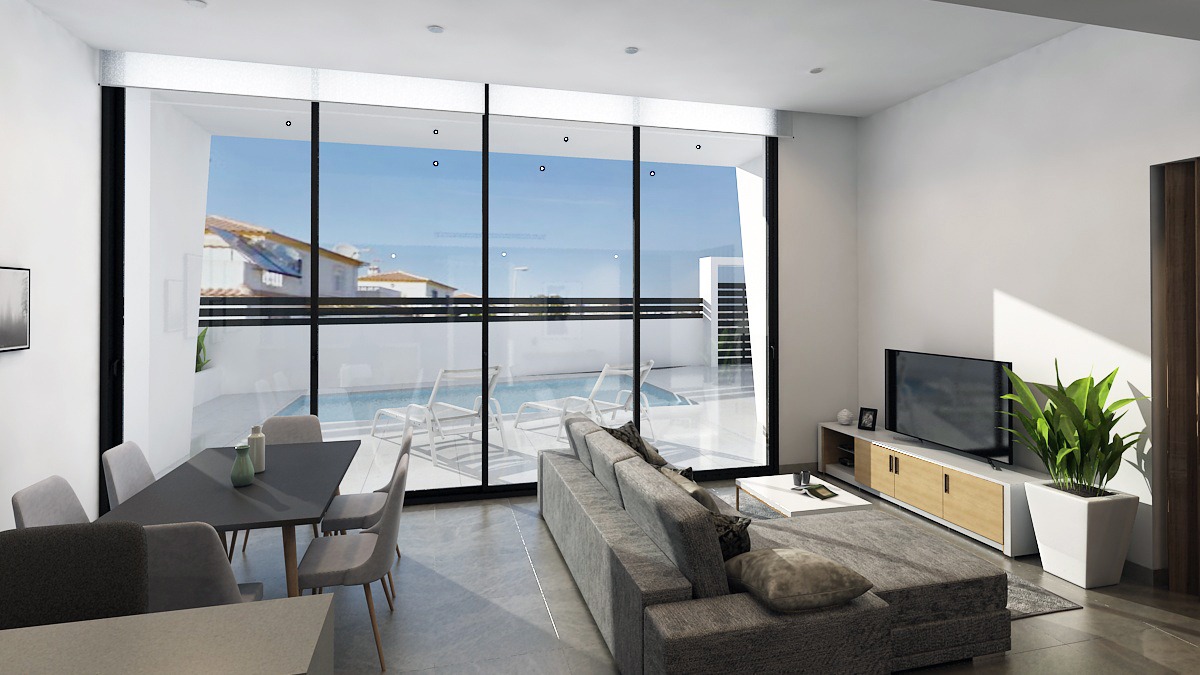 Villa à Torrevieja, Alicante, Espagne 2 chambres, 121 m2 No. 91060