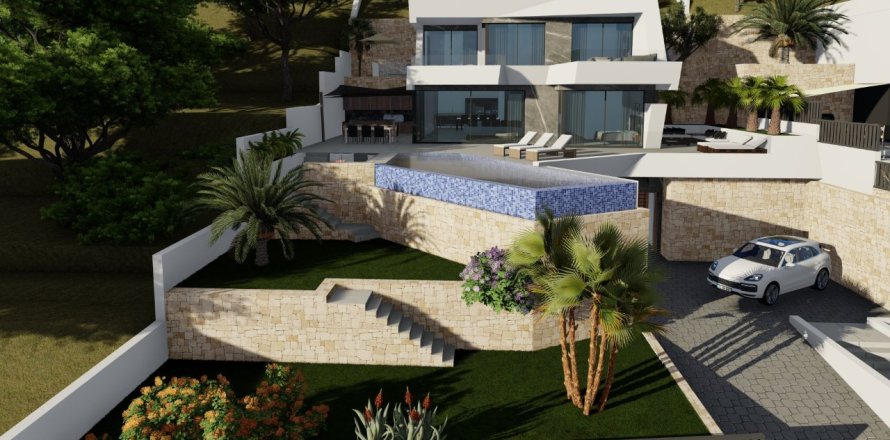 Huvila Calpe, Alicante, Espanja 4 makuuhuonetta, 489 m2 No. 109985