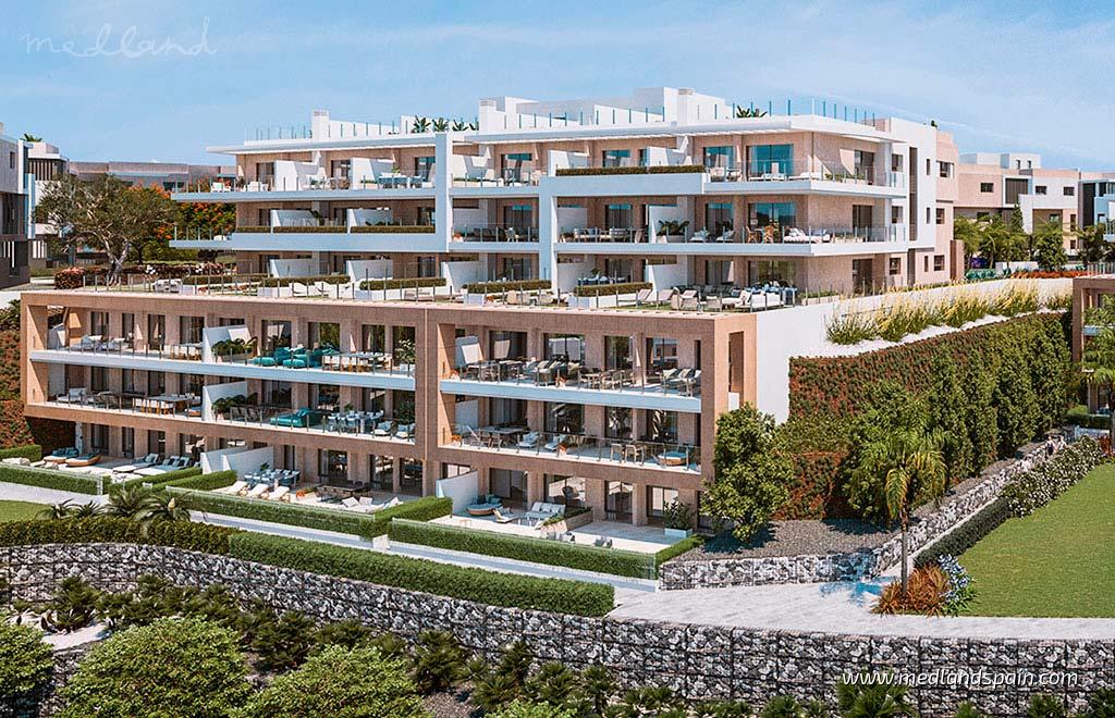 Lägenhet i Estepona, Malaga, Spanien 3 sovrum, 128 kvm. Nr. 108595