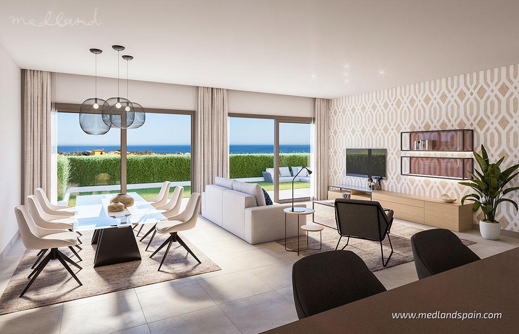Lägenhet i Estepona, Malaga, Spanien 3 sovrum, 128 kvm. Nr. 108595