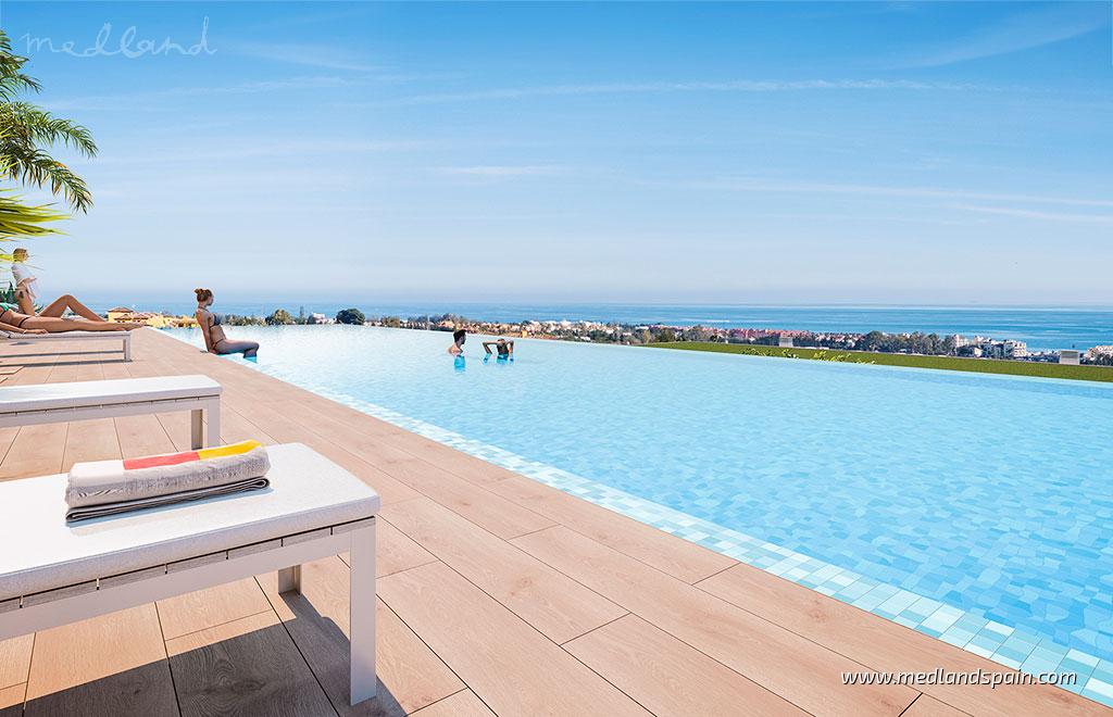 Lägenhet i Estepona, Malaga, Spanien 3 sovrum, 128 kvm. Nr. 108595